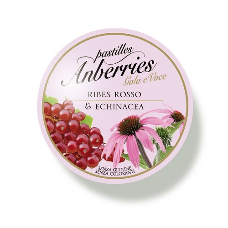 Anberries Pastiglie Ribes Rosso e Echinacea 55g